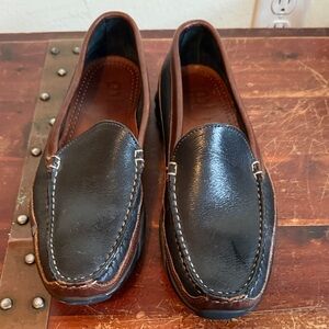 Allen Edmonds Black and Brown Leather Loafers
